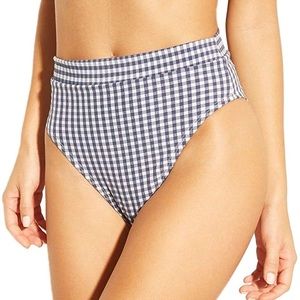 Xhilaration high-waisted gingham bikini bottoms